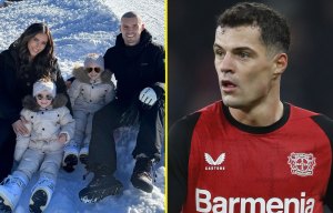Ex-Arsenal star almost unrecognisable as he shows off dramatic new look on skiing holiday