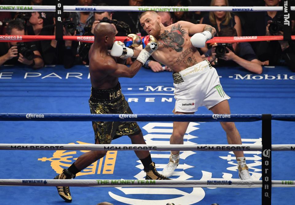 McGregor went 10 rounds with Floyd Mayweather in 2017 -  his only pro boxing bout