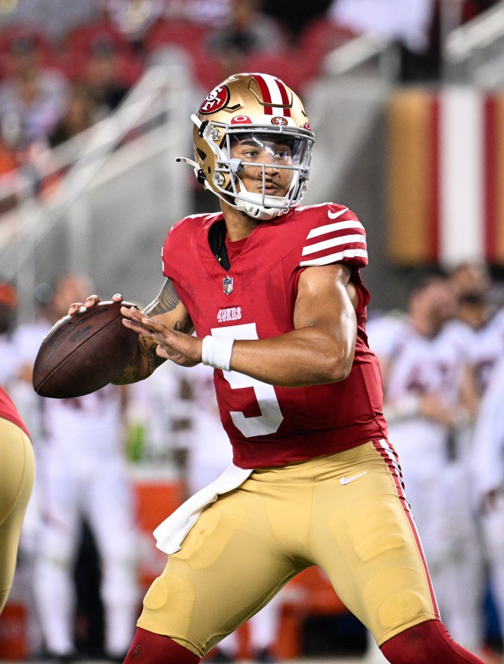 Lance was selected by the 49ers with the third pick in the 2021 NFL Draft
