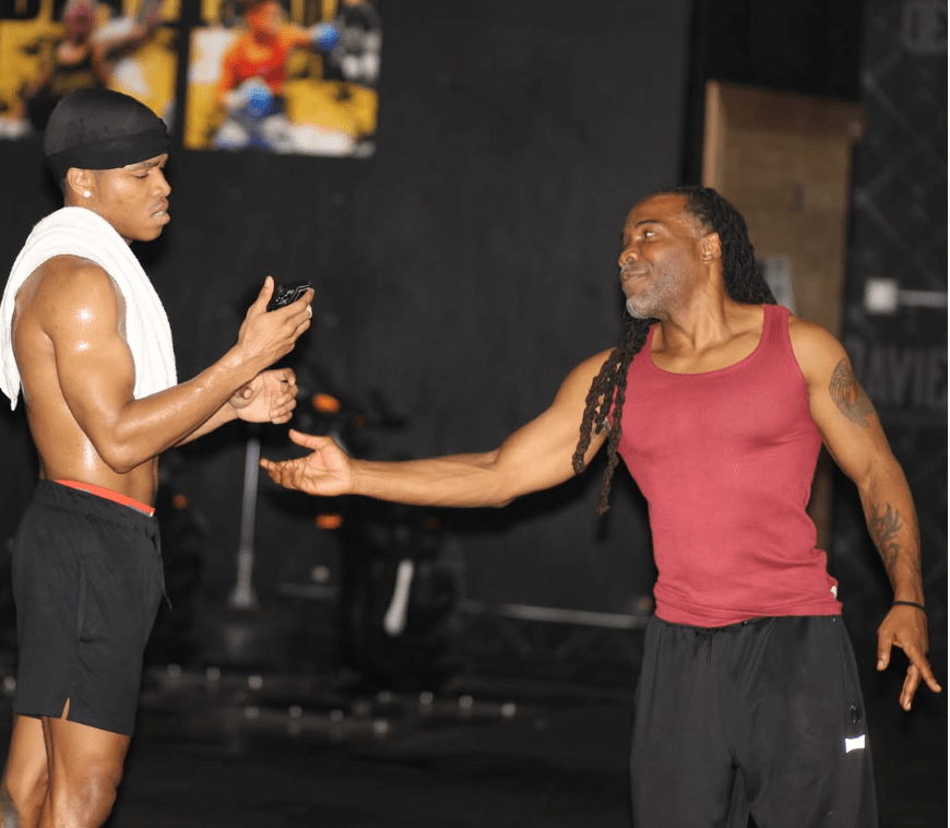 Schofield Jr is trained by his father Schofield Sr